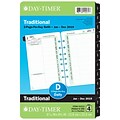 2019 Day-Timer® Classic Two Page Per Day Refill, 12 Months, January Start, Loose-Leaf, Desk Size, 5 1/2 x 8 1/2 (92010-1901)