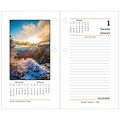 2019 AT-A-GLANCE® Daily Photographic Loose-Leaf Desk Calendar Refill, 12 Months, January Start, 3 1/2 x 6 (E417-50-19)