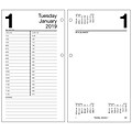 2019 AT-A-GLANCE® Daily Loose-Leaf Desk Calendar Refill, 12 Months, January Start, 4 1/2 x 8 (E210-50-19)