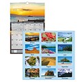 2019 AT-A-GLANCE® Scenic Wall Calendar, 12 Months, January Start, 15 1/2 x 22 3/4, Multicolor (DMW201-28-19)