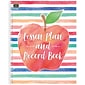 Teacher Created Resources Watercolor Lesson Plan and Record Book, 160 Pages, 8.5" x 11" (TCR3586)