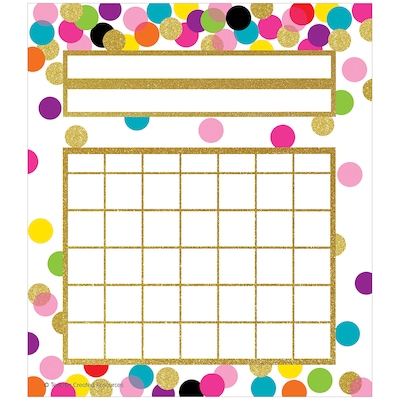 Teacher Created Resources® Confetti Incentive Charts, Pack of 36 (TCR5887)