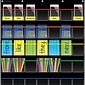 Teacher Created Resources Storage Pocket Chart, 32.5" x 36.5", Black (TCR20844)