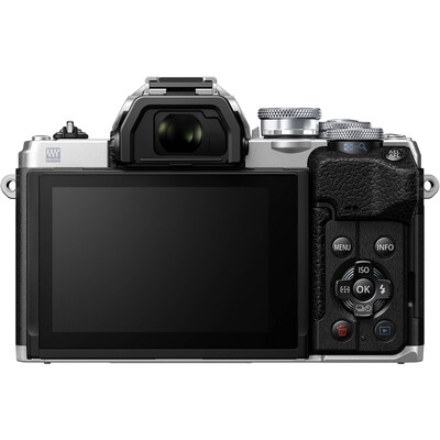 Olympus OM-D E-M10 Mark IV 20.3 Megapixel Mirrorless Camera with 14-42mm EZ Lens, Silver (V207132SU000)