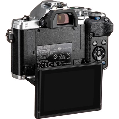 Olympus OM-D E-M10 Mark IV 20.3 Megapixel Mirrorless Camera with 14-42mm EZ Lens, Silver (V207132SU000)