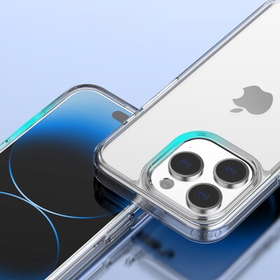 SaharaCase Hybrid-Flex MagSafe Phone Case for iPhone 15 Pro Max, Shock Absorbing, Clear (CP00469)