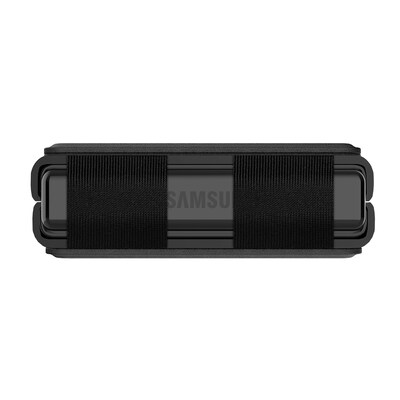 SaharaCase Leather Case with Kickstand for Samsung Galaxy Z Flip5, Black (CP00502)