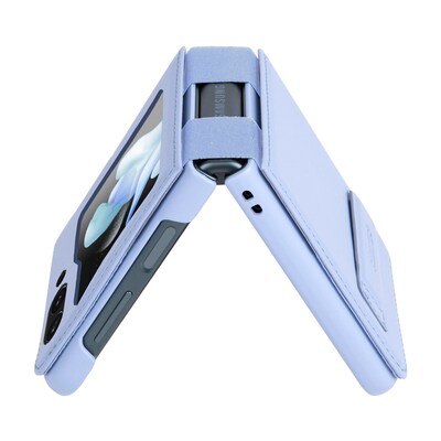 SaharaCase Leather Case with Kickstand for Samsung Galaxy Z Flip5, Navy (CP00503)