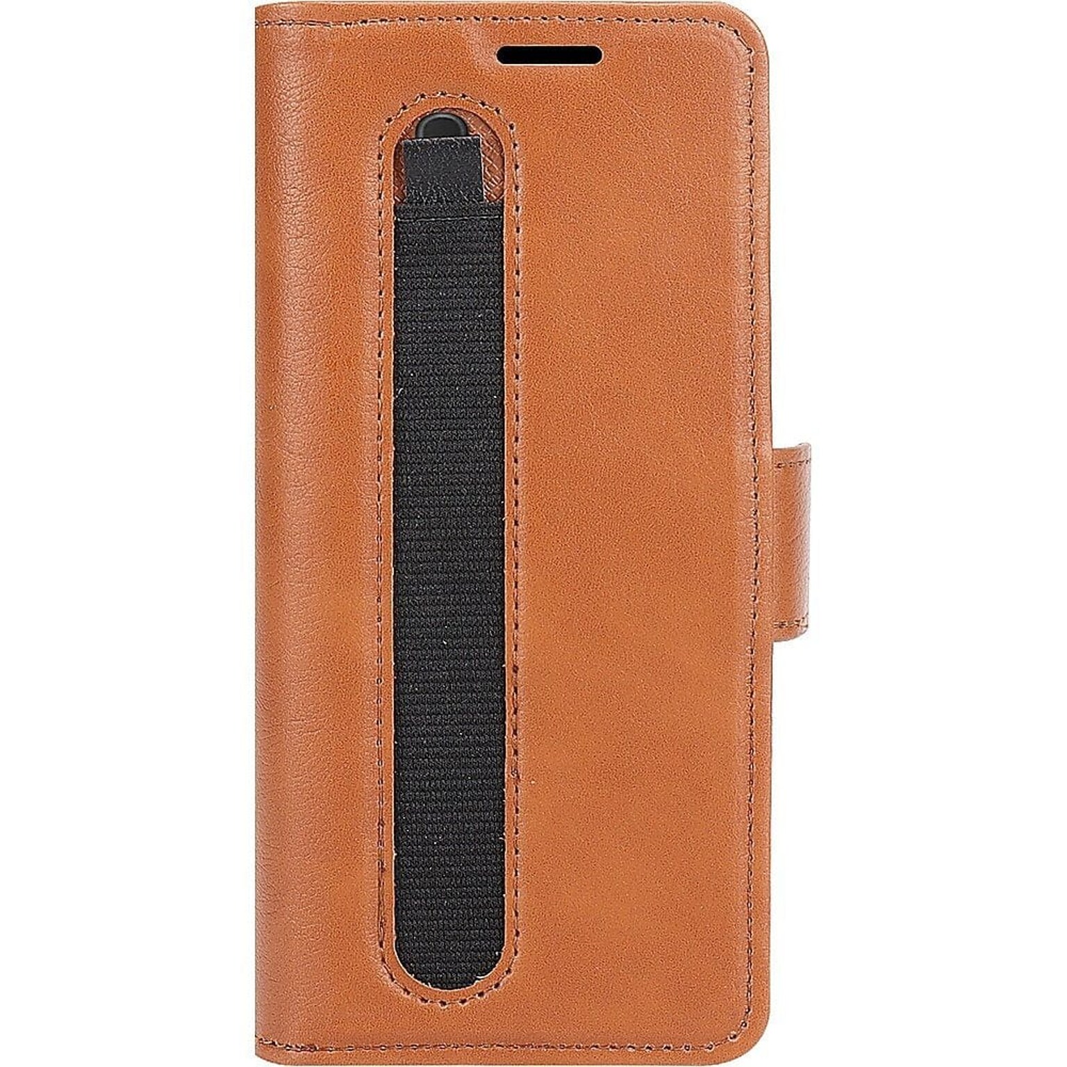 SaharaCase Genuine Leather Folio Wallet Case for Samsung Galaxy Z Fold5, Brown (CP00510)