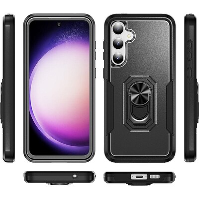 SaharaCase Military Kickstand Series Case for Samsung Galaxy S23 FE, Black (CP00512)