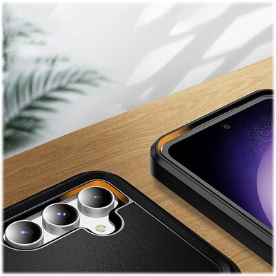 SaharaCase Military Kickstand Series Case for Samsung Galaxy S23 FE, Black (CP00512)