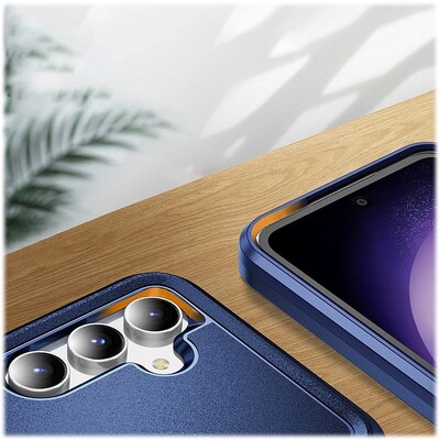 SaharaCase Military Kickstand Series Case for Samsung Galaxy S23 FE, Blue (CP00513)