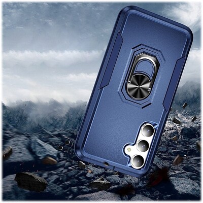 SaharaCase Military Kickstand Series Case for Samsung Galaxy S23 FE, Blue (CP00513)