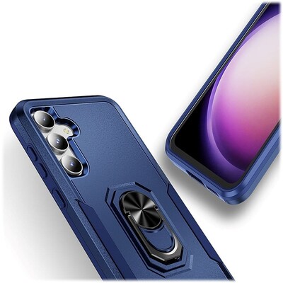 SaharaCase Military Kickstand Series Case for Samsung Galaxy S23 FE, Blue (CP00513)