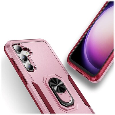 SaharaCase Military Kickstand Series Case for Samsung Galaxy S23 FE, Rose Gold (CP00514)