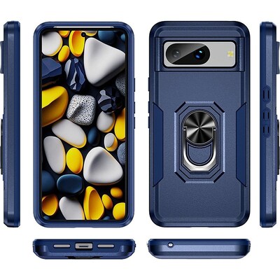 SaharaCase Military Kickstand Series Case for Google Pixel 8 Pro, Blue (CP00526)