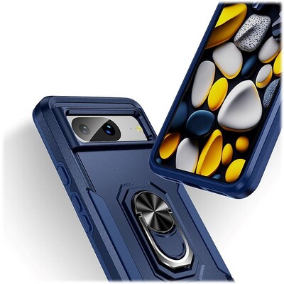 SaharaCase Military Kickstand Series Case for Google Pixel 8 Pro, Blue (CP00526)