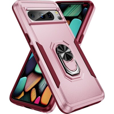 SaharaCase Military Kickstand Series Case for Google Pixel 8 Pro, Rose Gold (CP00527)