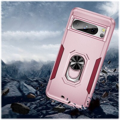 SaharaCase Military Kickstand Series Case for Google Pixel 8 Pro, Rose Gold (CP00527)