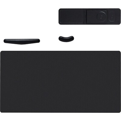 SaharaCase Universal Anti-Slip Mouse Pad with Wireless Charging, 31.49" x 12", Black (DA00001)