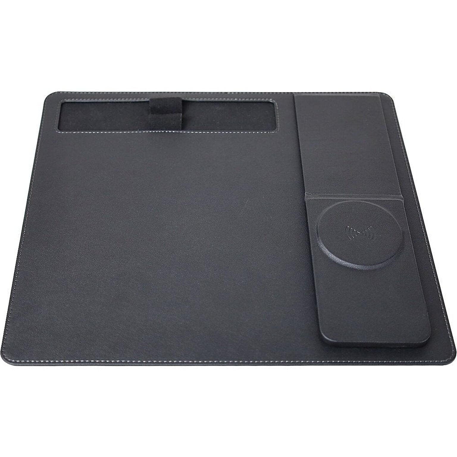 SaharaCase Office Mouse Pad with Wireless Charging, 11 x 9.84, Black (DA00004)