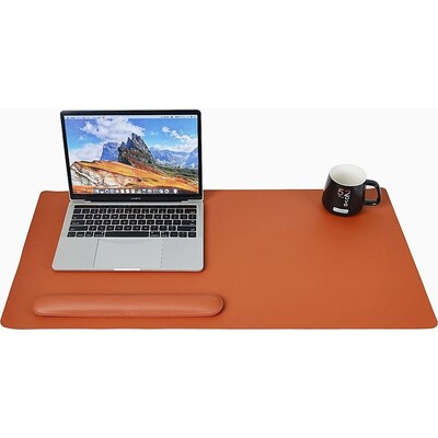 SaharaCase Anti-Slip Desk Pad, 31.5" x 11.8", Brown (DA00005)