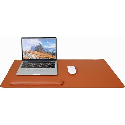SaharaCase Anti-Slip Desk Pad, 31.5" x 11.8", Brown (DA00005)