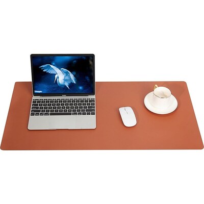 SaharaCase Anti-Slip Desk Pad, 31.5 x 11.8, Brown (DA00005)