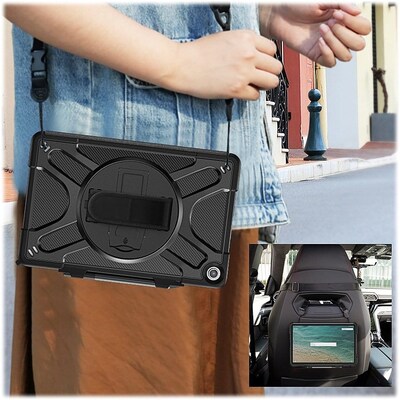 SaharaCase DEFENSE-X Series Case for Amazon Fire Max 11 (2023), Black (TB00309)