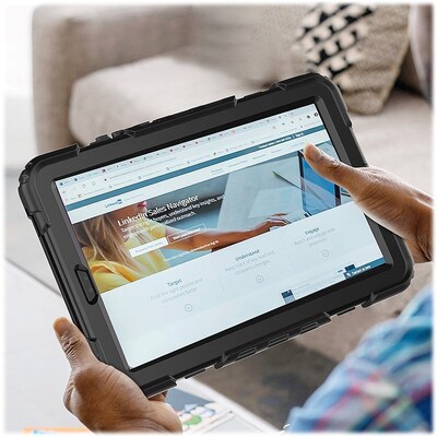 SaharaCase DEFENSE Series Case for Lenovo Tab M9, Black (TB00319)