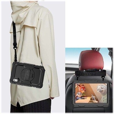 SaharaCase DEFENSE Series Case for Lenovo Tab M9, Black (TB00319)