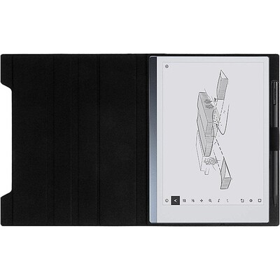 SaharaCase Bi-Fold Folio Case for reMarkable 2, Black (TB00342)