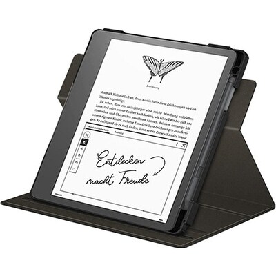SaharaCase Leather Bi-Fold Folio Case for reMarkable 2, Black (TB00343)