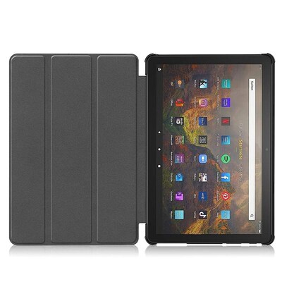 SaharaCase Tri-Fold Folio Case for Amazon Fire HD 10 (2023), Purple (TB00369)