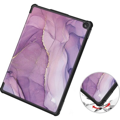SaharaCase Tri-Fold Folio Case for Amazon Fire HD 10 (2023), Purple (TB00369)