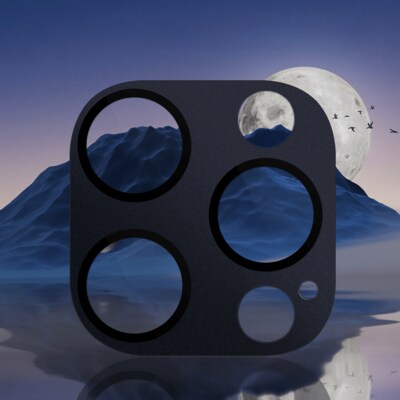 SaharaCase - ZeroDamage HD Flexible Glass Camera Lens Protector for iPhone 15 Pro/15 Pro Max (2-Pack)