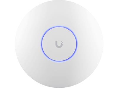 Ubiquiti U6 Enterprise AX 4.8Gbps Tri Band PoE Wi-Fi 6E Access Point, White (U6-ENTERPRISE-US)