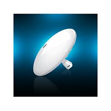 Ubiquiti airMAX NanoBeam AC 450Mbps Single Band PoE Wi-Fi 5 Bridge, White (NBE-5AC-GEN2-US)