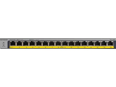 NETGEAR 16-Port PoE/PoE+ Gigabit Ethernet Unmanaged Switch (GS116PP)