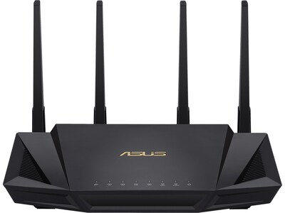 ASUS AC Dual Band MU-MIMO WiFi 6 Router, Black (RT-AX3000)