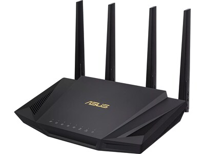 ASUS AC Dual Band MU-MIMO WiFi 6 Router, Black (RT-AX3000)