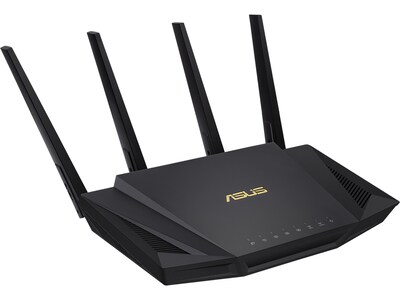 ASUS AC Dual Band MU-MIMO WiFi 6 Router, Black (RT-AX3000)