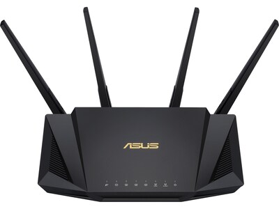 ASUS AC Dual Band MU-MIMO WiFi 6 Router, Black (RT-AX3000)