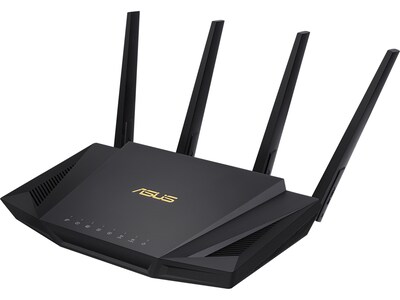 ASUS AC Dual Band MU-MIMO WiFi 6 Router, Black (RT-AX3000)