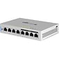 Ubiquiti Networks UniFi 8 Port Gigabit PoE Ethernet Switch Managed, Silver (US-8-60W-5)