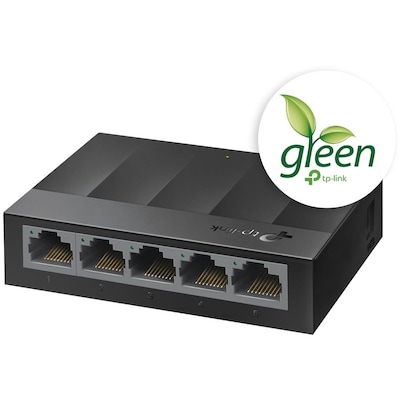 TP-Link LS1005G Litewave 5 Port Layer 2 Gigabit Ethernet Switch Unmanaged, Black