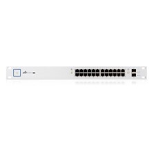 Ubiquiti Networks UniFi 24 Port Layer 2 Gigabit PoE Ethernet Switch Managed, Silver (US-24-250W)