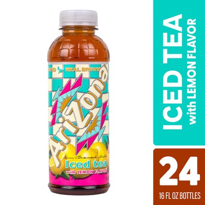 Arizona Iced Tea with Lemon Flavor, 16 Fl Oz., 24/Pack (220-02273)