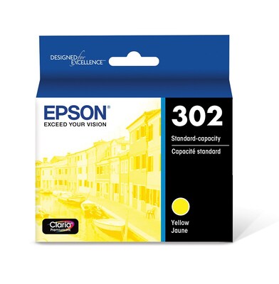 Epson T302 Yellow Standard Yield Ink Cartridge