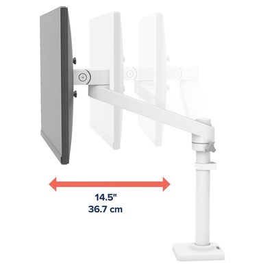 Ergotron NX Single Monitor Arm For 34" Screen, White (45-669-216)